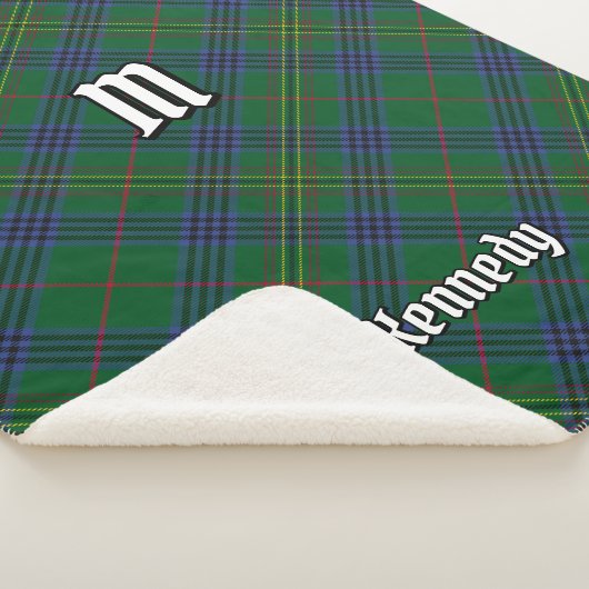 Couverture Sherpa Clan Kennedy Tartan (3/4)