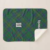 Couverture Sherpa Clan Kennedy Tartan (Devant (Horizontal))