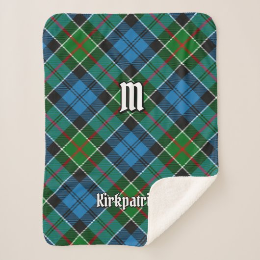 Couverture Sherpa Clan Kirkpatrick Tartan (Devant)