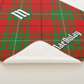 Couverture Sherpa Clan MacAulay Tartan Sherpa Blanket (3/4)