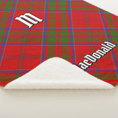 Couverture Sherpa Clan MacDonald de Keppoch Tartan Sherpa Blanket (3/4)