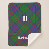 Couverture Sherpa Clan MacDonald Tartan Sherpa Blanket (Devant)
