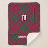 Couverture Sherpa Clan MacDougall Tartan (Devant)