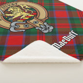 Couverture Sherpa Clan MacDuff Crest sur Tartan (3/4)
