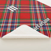 Couverture Sherpa Clan MacFarlane Red Tartan (3/4)