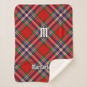 Couverture Sherpa Clan MacFarlane Red Tartan (Devant)