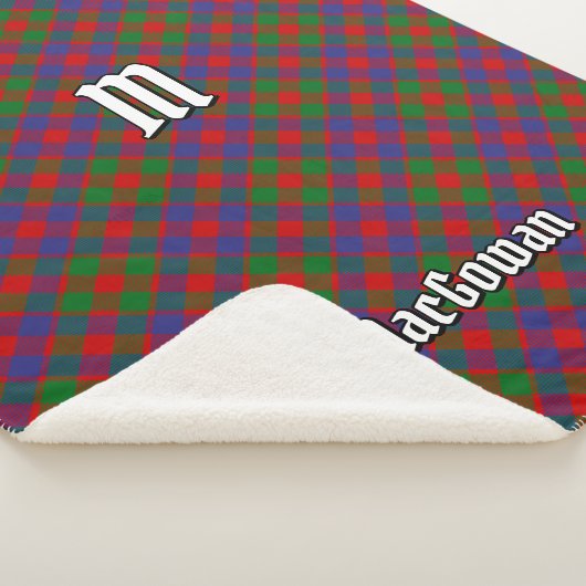 Couverture Sherpa Clan MacGowan Tartan (3/4)