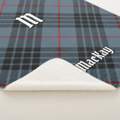 Couverture Sherpa Clan MacKay Blue Tartan (3/4)
