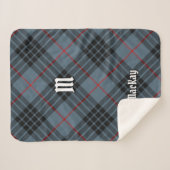 Couverture Sherpa Clan MacKay Blue Tartan (Devant (Horizontal))