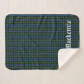 Couverture Sherpa Clan Mackenzie Tartan (Devant (Horizontal))