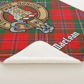 Couverture Sherpa Clan MacLean Crest sur Tartan (3/4)