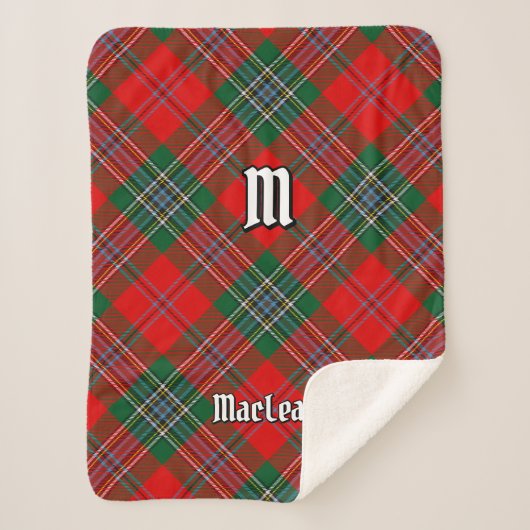 Couverture Sherpa Clan MacLean Tartan (Devant)