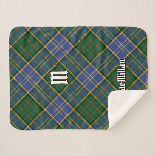 Couverture Sherpa Clan MacMillan Chasse Tartan (Devant (Horizontal))