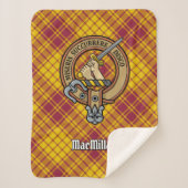 Couverture Sherpa Clan MacMillan Crest sur le tatan de robe (Devant)