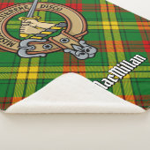 Couverture Sherpa Clan MacMillan Crest sur Tartan (3/4)