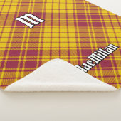 Couverture Sherpa Clan MacMillan robe Tartan (3/4)