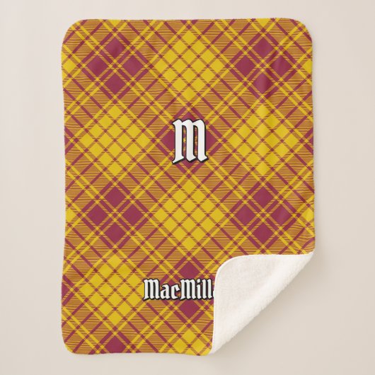 Couverture Sherpa Clan MacMillan robe Tartan (Devant)