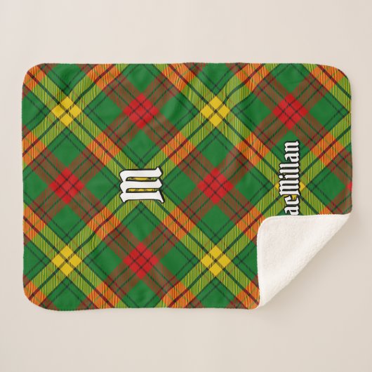 Couverture Sherpa Clan MacMillan Tartan (Devant (Horizontal))