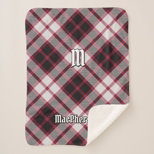 Couverture Sherpa Clan MacPherson Chasse Tartan Sherpa Blanket (Devant)