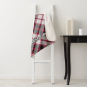 Couverture Sherpa Clan MacPherson Chasse Tartan Sherpa Blanket (En situation)