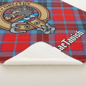 Couverture Sherpa Clan MacTavish Crest sur Tartan (3/4)