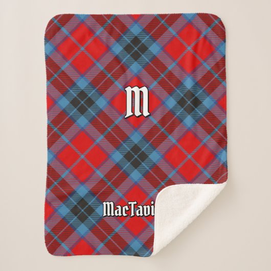 Couverture Sherpa Clan MacTavish Tartan (Devant)