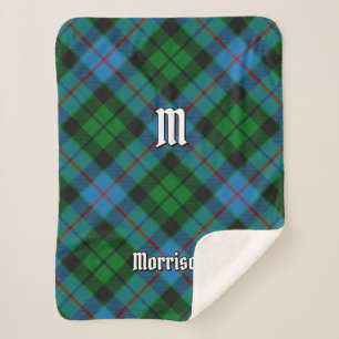 Couverture Sherpa Clan Morrison Chasse Tartan Sherpa Blanket