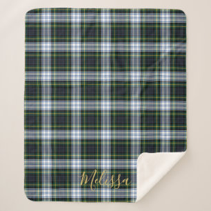 Couverture Sherpa Clan personnalisé Gordon Tartan Nom du plan
