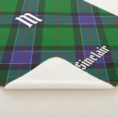 Couverture Sherpa Clan Sinclair Chasse Tartan (3/4)