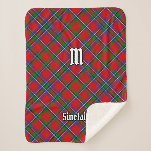 Couverture Sherpa Clan Sinclair Tartan (Devant)
