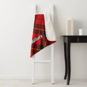Couverture Sherpa Clan Wallace Tartan Sherpa Blanket (En situation)