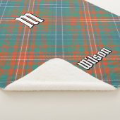 Couverture Sherpa Clan Wilson Ancienne Tartan (3/4)