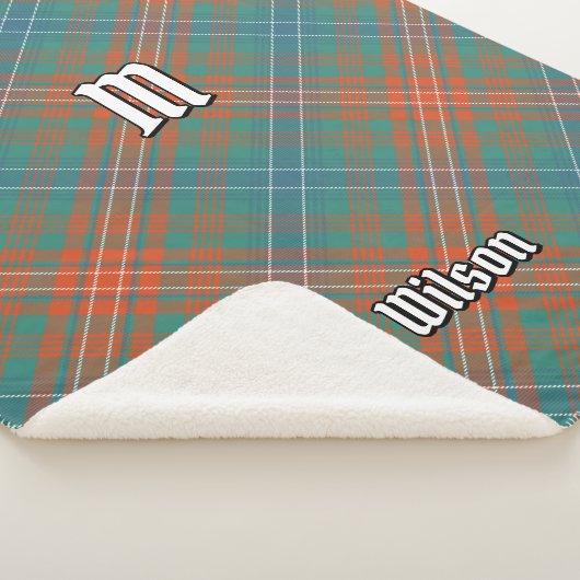 Couverture Sherpa Clan Wilson Ancienne Tartan (3/4)
