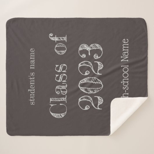 Couverture Sherpa Classe de 2023 - style tableau de bord (Devant (Horizontal))