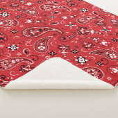 Couverture Sherpa Classic Bandana Red Paisley (3/4)