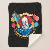 Couverture Sherpa Classic Pennywise - Je Pourrais Juste Vous Manger  (Devant)