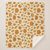 Couverture Sherpa Classic Thanksgiving patterned  (Devant)