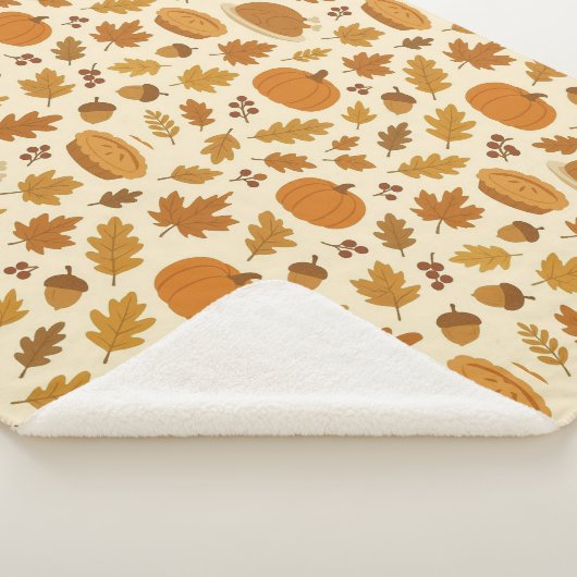 Couverture Sherpa Classic Thanksgiving patterned  (3/4)