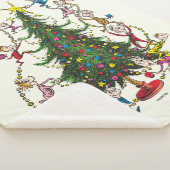 Couverture Sherpa Classique Le Grinch | Sapin de Noël (3/4)