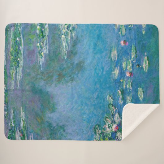 Couverture Sherpa Claude Monet (Devant (Horizontal))