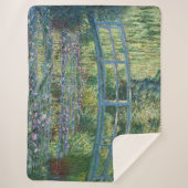 Couverture Sherpa Claude Monet - Eau Lily étang, Harmonie verte (Devant)