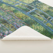 Couverture Sherpa Claude Monet - Eau Lily étang, Harmonie verte (3/4)