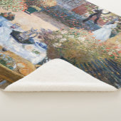 Couverture Sherpa Claude Monet - Le déjeuner, panneau décoratif (3/4)