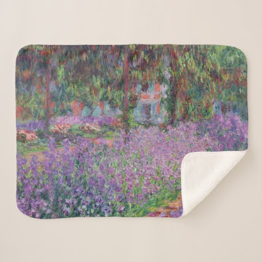 Couverture Sherpa Claude Monet | Le jardin de l'artiste à Giverny (Devant (Horizontal))