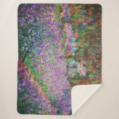 Couverture Sherpa Claude Monet - Le jardin de l'artiste à Giverny (Devant)