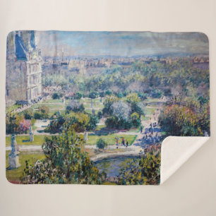 Couverture Sherpa Claude Monet - Les Jardins des Tuileries