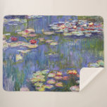Couverture Sherpa Claude Monet - Nymphéas / Nymphéas<br><div class="desc">Nymphéas / Nymphéas - Claude Monet,  1916</div>