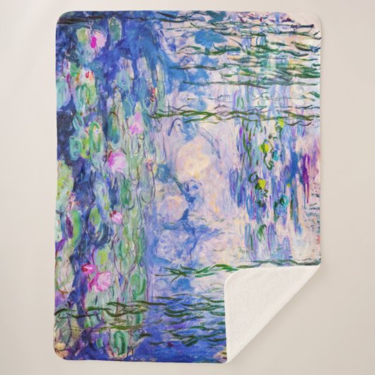 Couverture Sherpa Claude Monet - Nymphéas / Nymphéas 1919 (Devant)