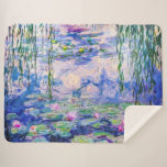 Couverture Sherpa Claude Monet - Nymphéas / Nymphéas 1919<br><div class="desc">Nymphéas (W.1852) - Claude Monet,  Huile sur toile,  1916-1919</div>