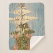 Couverture Sherpa Claude Monet | Regatta at Argenteuil, c.1872 (Devant)